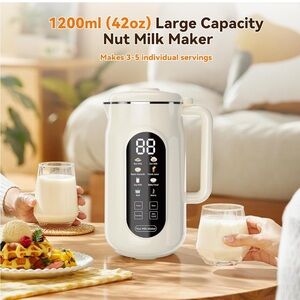Cream Nut Milk Maker with Digital Display